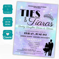 father daughter community school dance fathers day event poster flyer sign
